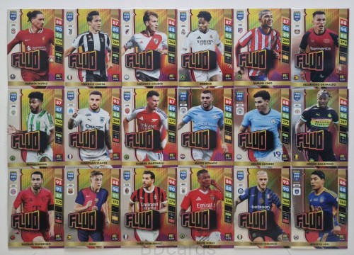 2025 Panini Fifa 365 PSG 18 Kart Fluo Gavi Alvarez Real Barcelona /ZY