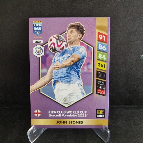 2025 Panini Fifa 365 Stones Manchester City FCWC Gold /FF14