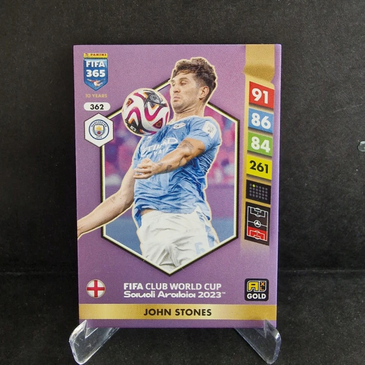 2025 Panini Fifa 365 Stones Manchester City FCWC Gold /FF14