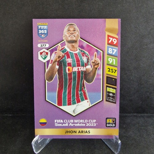 2025 Panini Fifa 365 Jhon Arias Fluminense FC Gold /FF15