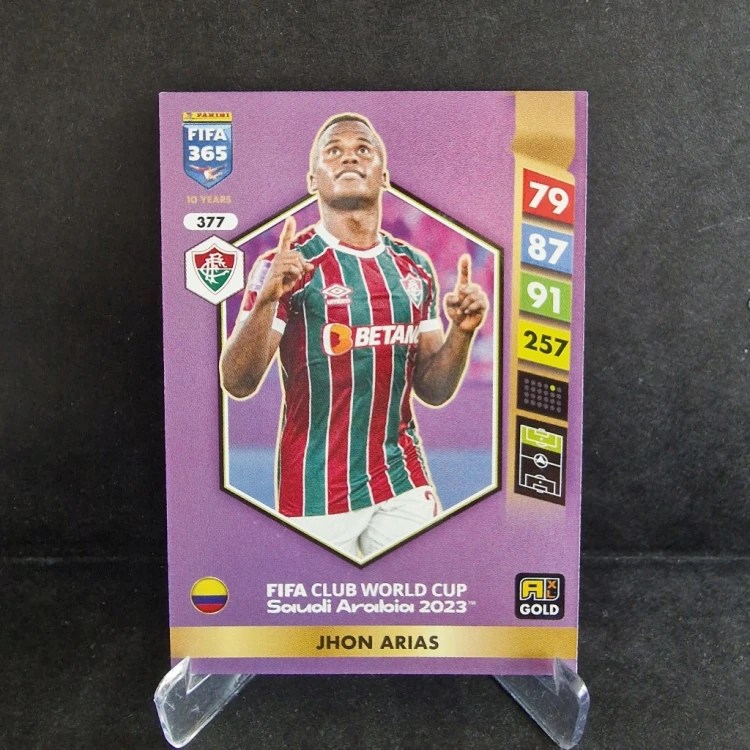 2025 Panini Fifa 365 Jhon Arias Fluminense FC Gold /FF15