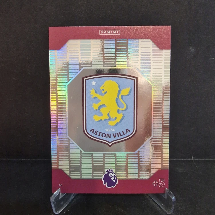 2025 Panini Premier League Logo Aston Villa /E68