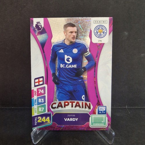 2025 Panini Premier League Jamie Vardy Leicester Captain /E68