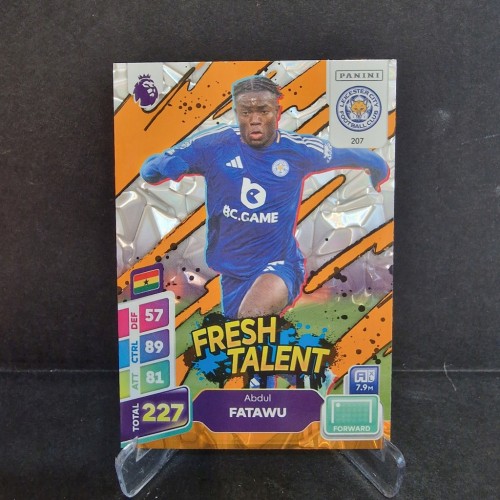 2025 Panini Premier League Fatawu Leicester City Fresh Talent /E67