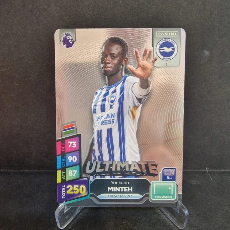 2025 Panini Premier League Jankuba Minteh Brighton Ultimate /E67
