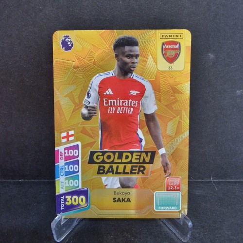 2025 Panini Premier League Bukayo Saka Golden Baller /E67