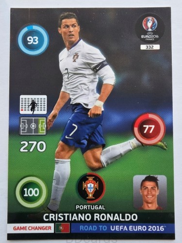 2016 Panini Road To Euro Cristiano Ronaldo Portugalia Game Changer /A60