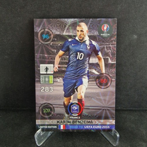 2016 Panini Road Euro 2016 Benzema Francja Limited Edition /E56