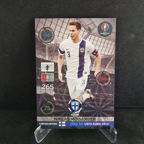 2016 Panini Road Euro 2016 Moisander Finlandia Limited Edition /E56