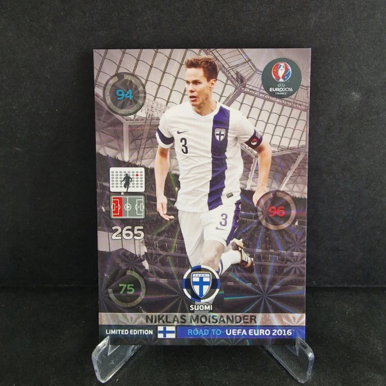 2016 Panini Road Euro 2016 Moisander Finlandia Limited Edition /E56