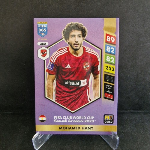 2025 Panini Fifa 365 Mohamed Hany Al-Ahly Gold /FF16