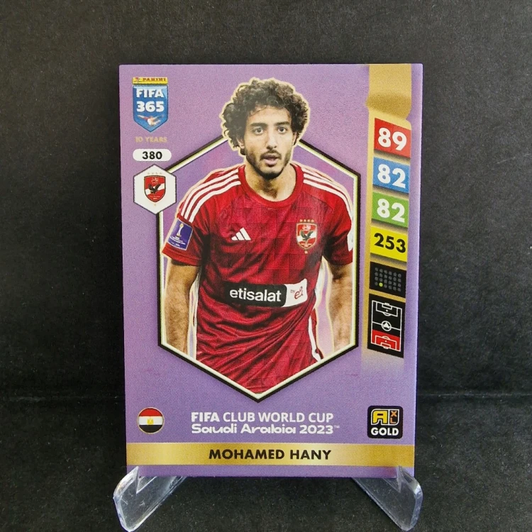 2025 Panini Fifa 365 Mohamed Hany Al-Ahly Gold /FF16