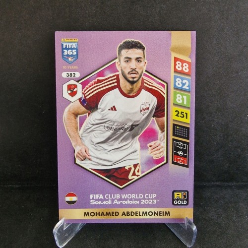 2025 Panini Fifa 365 Abdelmoneim Al-Ahly Gold /FF16