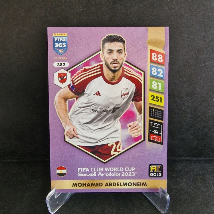 2025 Panini Fifa 365 Abdelmoneim Al-Ahly Gold /FF16