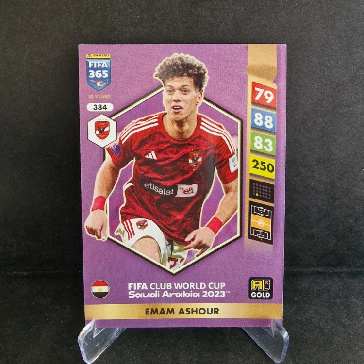 2025 Panini Fifa 365 Emam Ashour Al-Ahly Gold /FF16