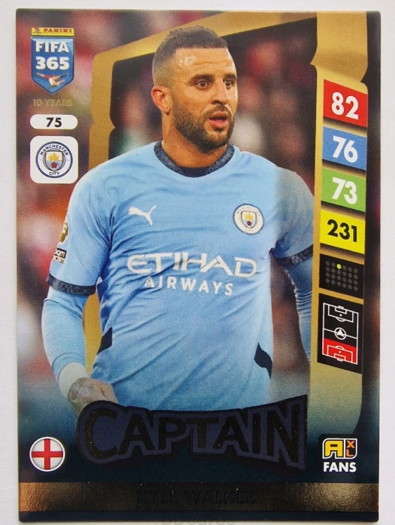 2025 Panini Fifa 365 Kyle Walker Manchester City /NU4