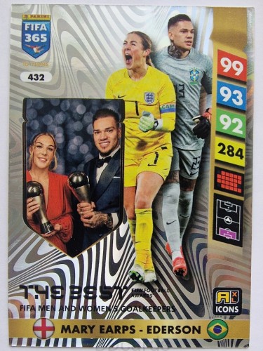 2025 Panini Fifa 365 Mary Earps Ederson The Best /NU4