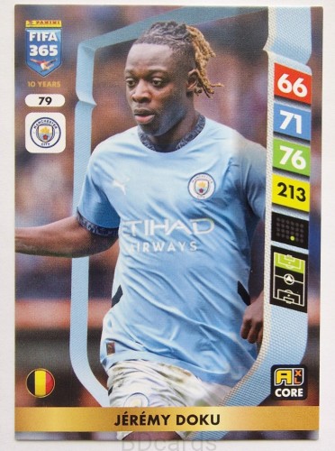 2025 Panini Fifa 365 Jeremy Doku Manchester City /NU5
