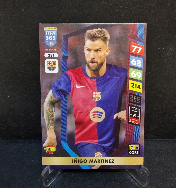 2025 Panini Fifa 365 Inigo Martinez FC Barcelona / LL30
