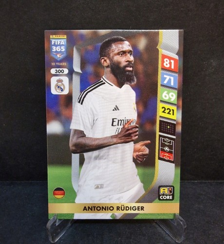 2025 Panini Fifa 365 Antonio Rudiger Real Madryt / LL32