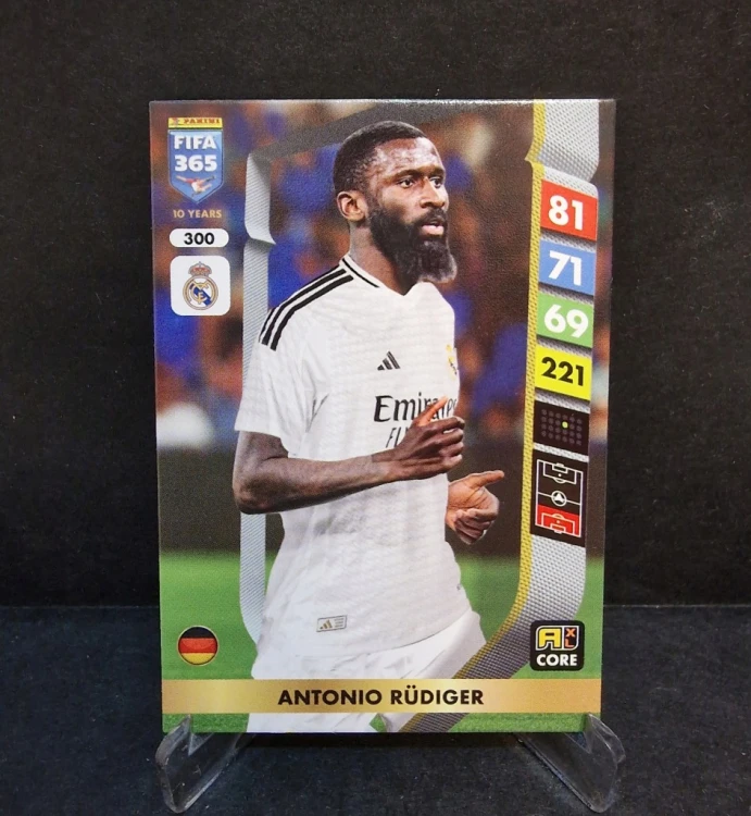 2025 Panini Fifa 365 Antonio Rudiger Real Madryt / LL32