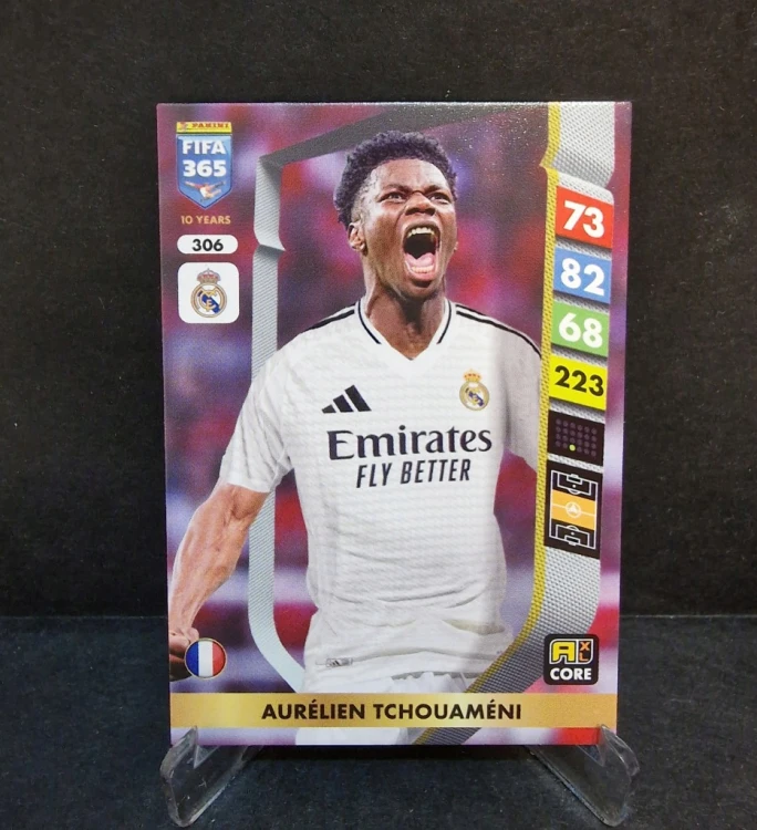 2025 Panini Fifa 365 Aurelien Tchouameni Real Madryt / LL32