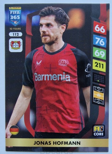 2025 Panini Fifa 365 Jonas Hofmann 112 Bayer Leverkusen /SP6