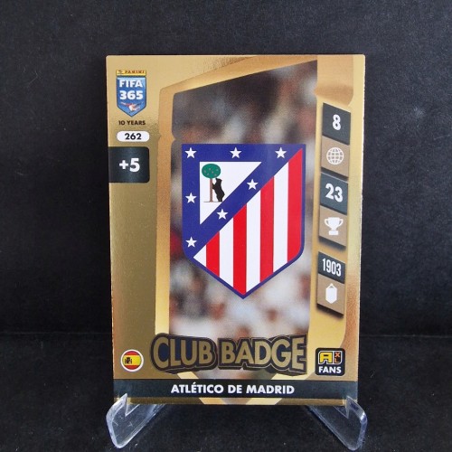 2025 Panini Fifa 365 Club Badge 262 Atletico Madryt /B11