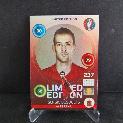 2016 Panini Euro 2016 Sergio Busquets Hiszpania Limited Edition /E55
