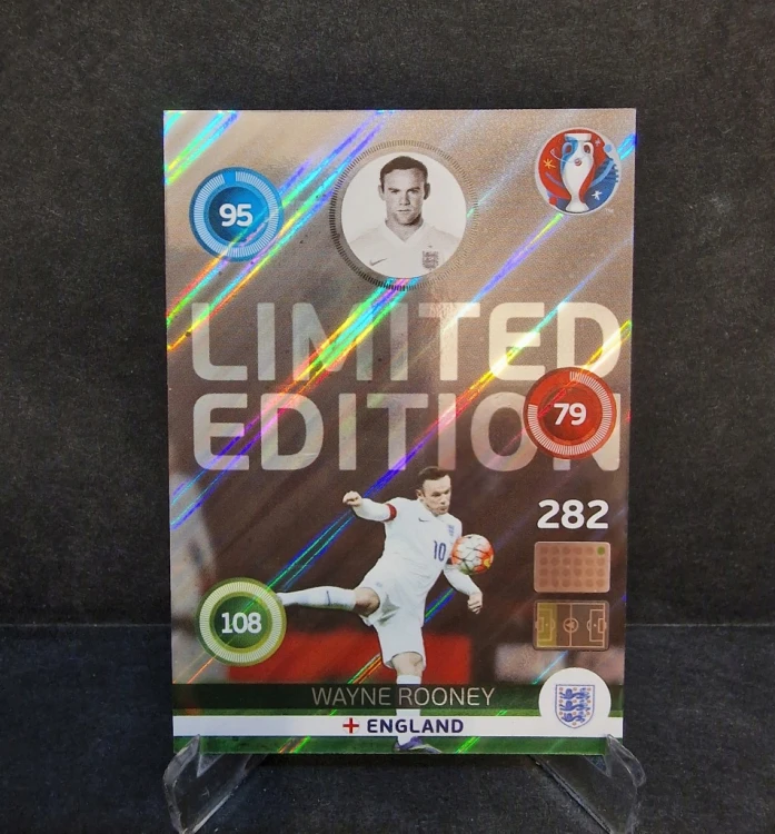 2016 Panini Euro Limited Edition Wayne Rooney England /BB8