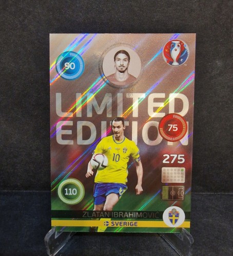 2016 Panini Euro Limited Edition Zlatan Ibrahimović Sweden /BB8