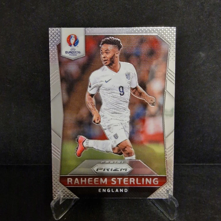2016 Panini Euro Prizm Raheem Sterling Anglia /M15