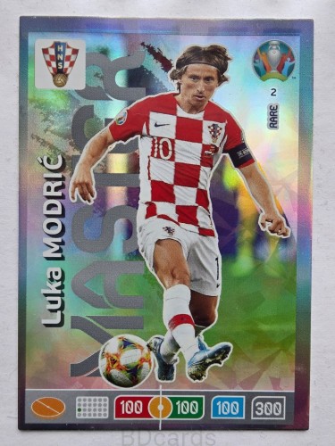 2020 Panini Euro Luka Modrić Chorwacja Rare Nr 2 /O