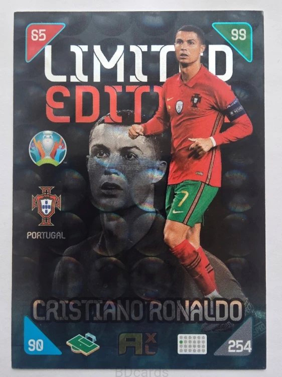2020 Panini Euro Cristiano Ronaldo Limited Portugalia /FR21