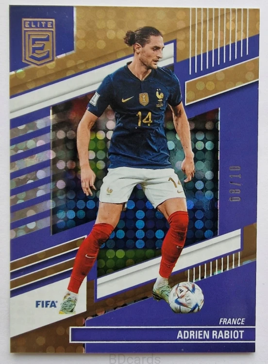 2022-23 Panini Donruss Elite Rabiot Limit /10 Gold Francja /RU8