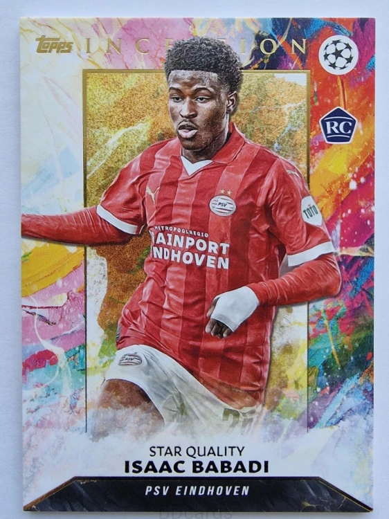 2023-24 Topps Inception Isaac Babadi Painting PSV /AU17