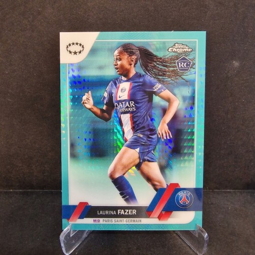 2022-23 Topps Chrome Womens Fazer PSG Aqua Prism /U14