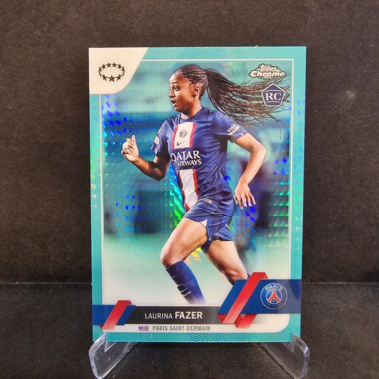 2022-23 Topps Chrome Womens Fazer PSG Aqua Prism /U14