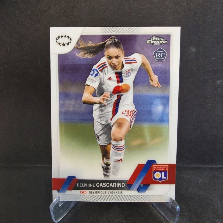 2022-23 Topps Chrome Womens Cascarino Ol. Lyon /E49
