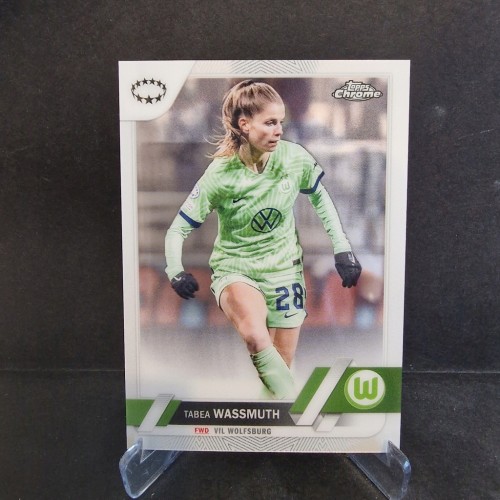 2022-23 Topps Chrome Womens Wassmuth Wolfsburg /E49