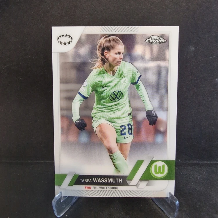2022-23 Topps Chrome Womens Wassmuth Wolfsburg /E49