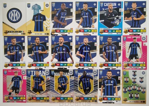 L31 Inter 18 Kart Panini Fifa 365 2023 Lukaku Barella Martinez