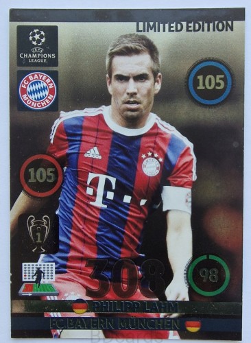 2014-15 Panini CHL Limited Philipp Lahm Bayern Munich /SP10