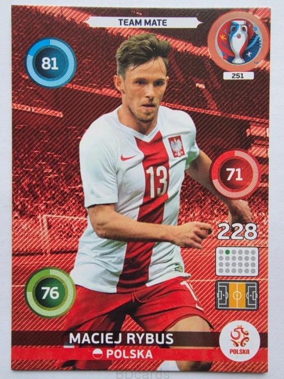 2016 Panini Euro Rybus Polska /ER2