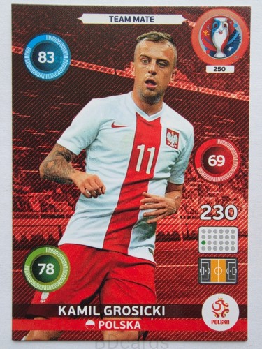 2016 Panini Euro Grosicki Polska /ER2