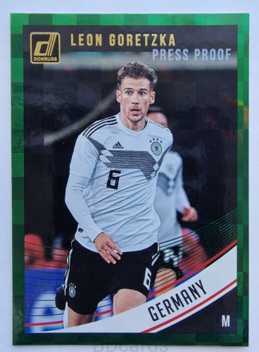 2018-19 Panini Donruss Goretzka Germany Green /AU21