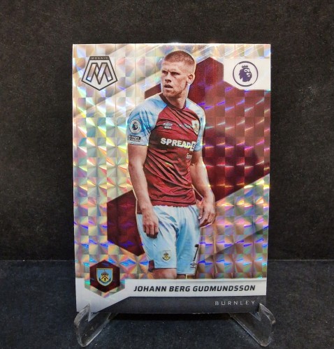 2021-22 Panini Mosaic Johann Berg Gudmundsson Burnley / OC28