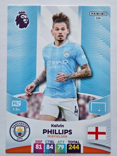 2023-24 Panini EPL Kalvin Phillips Manchester City /NN20