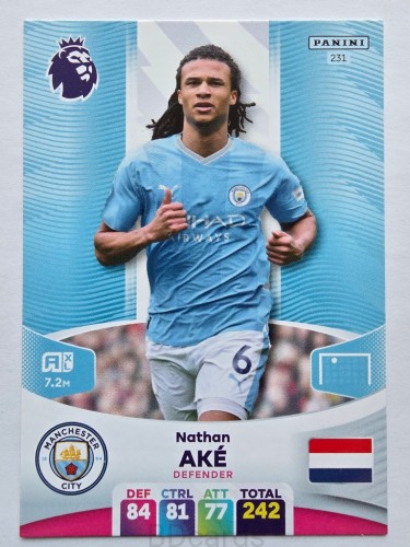 2023-24 Panini EPL Nathan Ake Manchester City /NN20