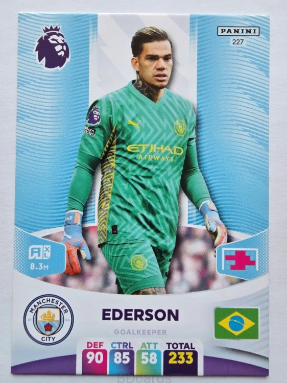 2023-24 Panini EPL Ederson Manchester City /NN20